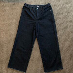 Style & Co Cropped Wide Leg Jeans, Size 4